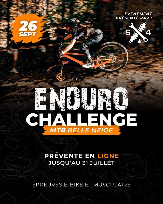 Belle Neige - Enduro challenge MTB 26 septembre