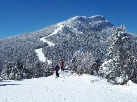 Jay Peak - Des conditions de neige étaient presque parfaites.