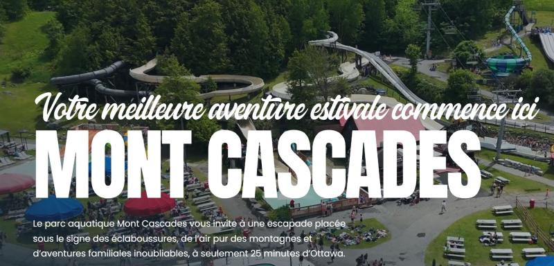 Mont Cascade - On profite du parc aquatique à la montagne Mont Cascade - On profite du parc aquatique à la montagne