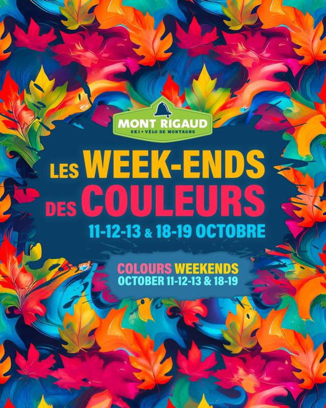 Mont Rigaud - Week-end de couleurs est de retour Mont Rigaud - Week-end de couleurs est de retour