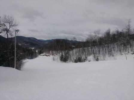 Station Val-Sainte-Côme - C'étais une journée parfaite sur toute la ligne.